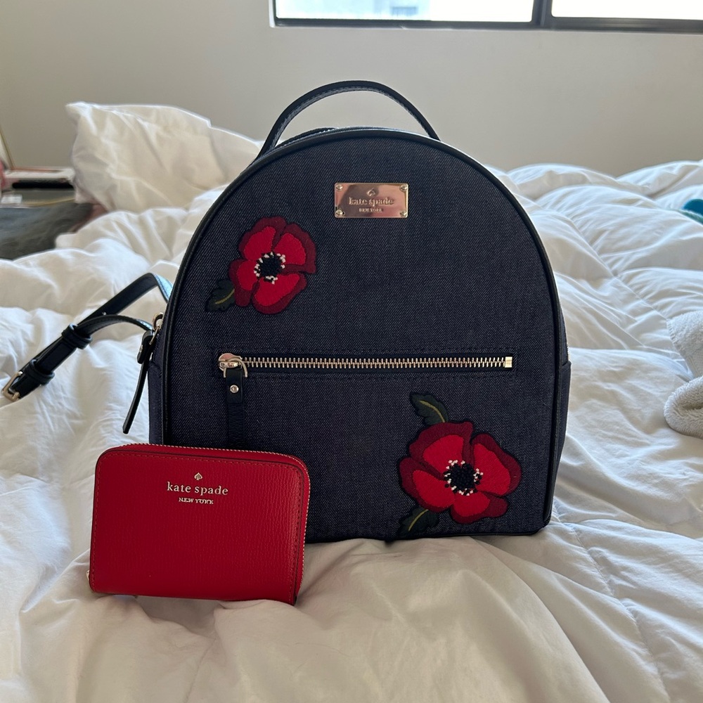 Small Floral Kate Spade Backpack